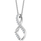 Natural Diamond Freeform 16-18" Necklace