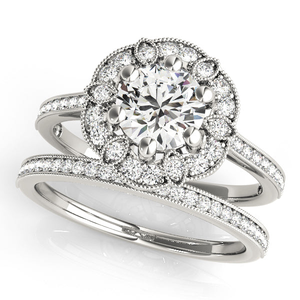 Halo Diamond Ring