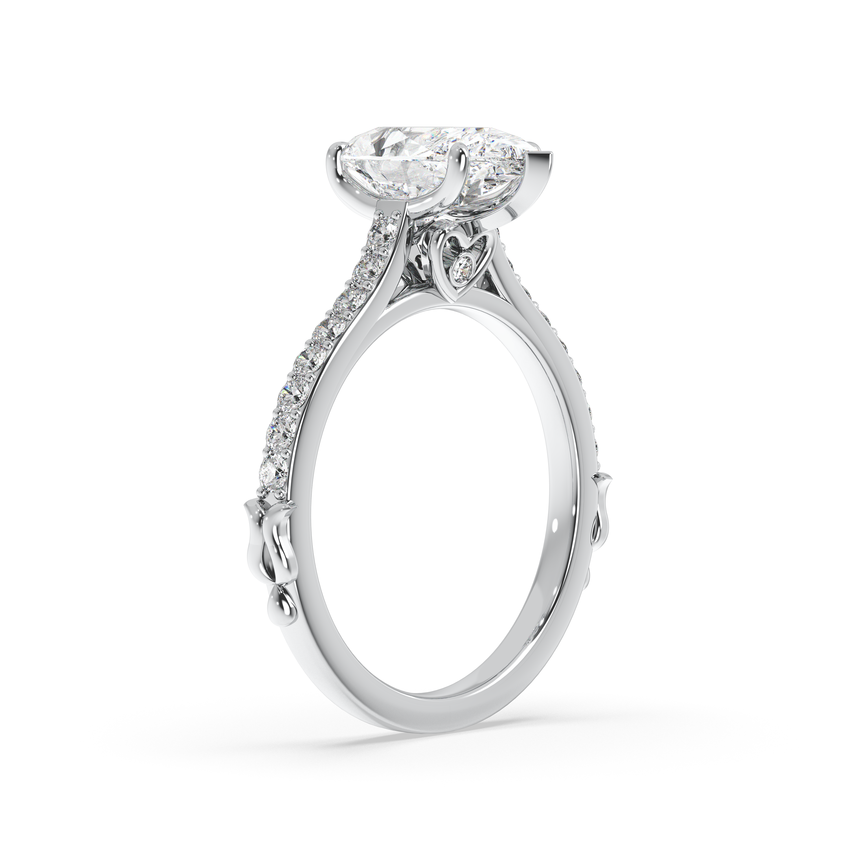 Classic No 4. Eternal Heart Diamond Ring