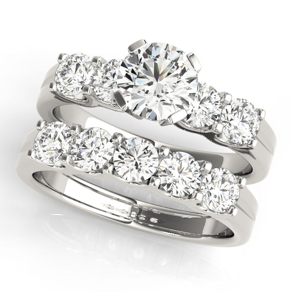 Single Row Diamond Ring