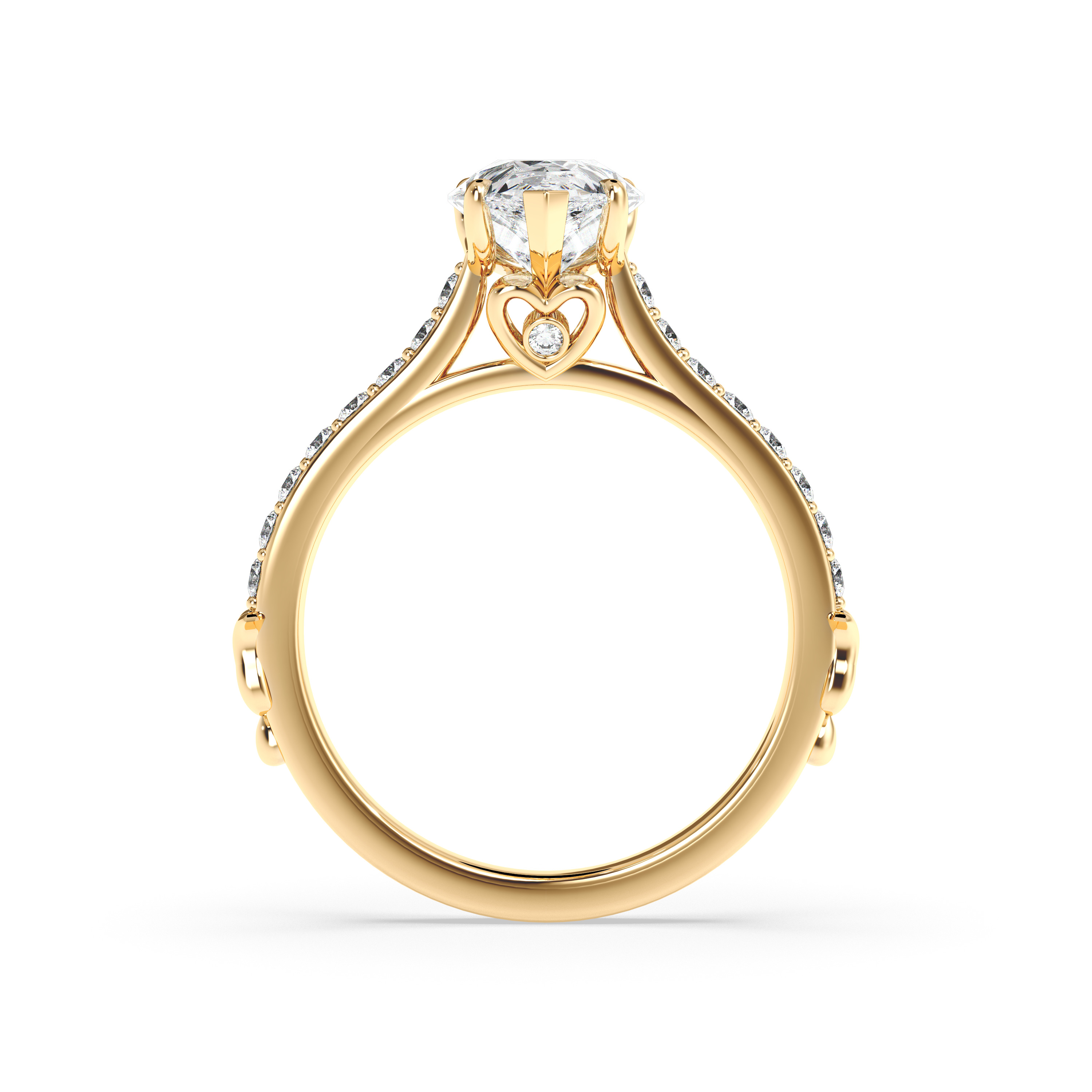 Classic No 4. Eternal Heart Diamond Ring Imagen principal del producto