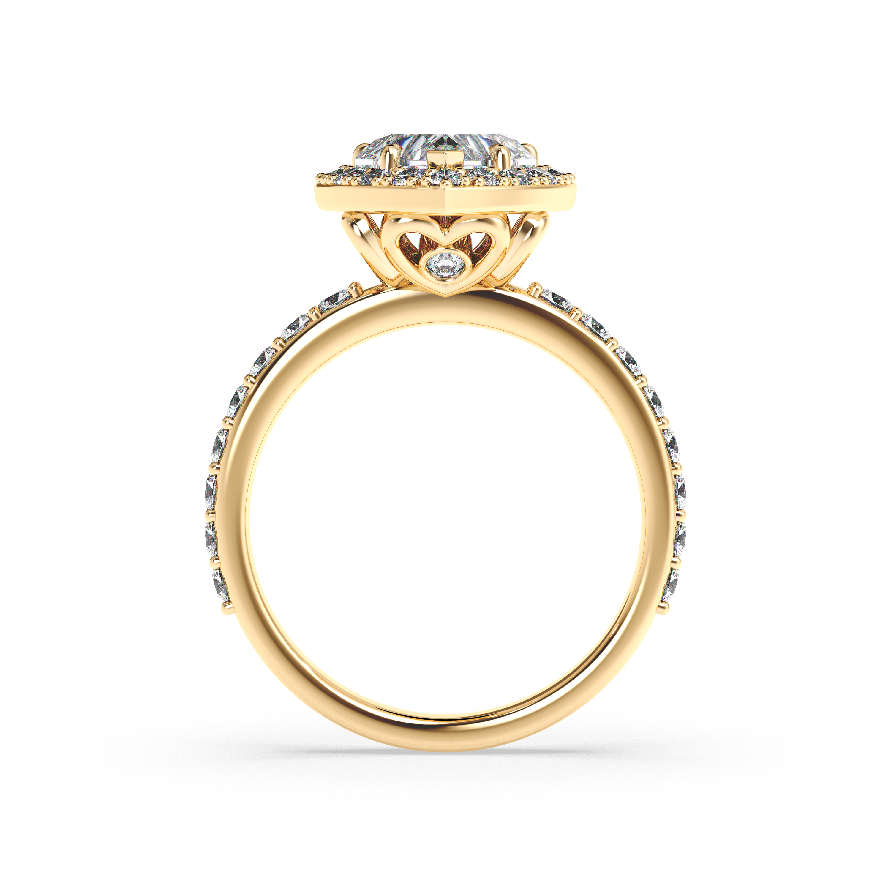 Classic No 6. Eternal Heart Diamond Ring Imagen principal del producto