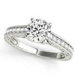 Single Row Diamond Ring