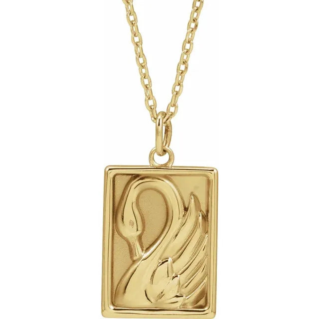 Yellow Swan 18" Necklace Hauptbild