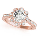 Halo Diamond Ring