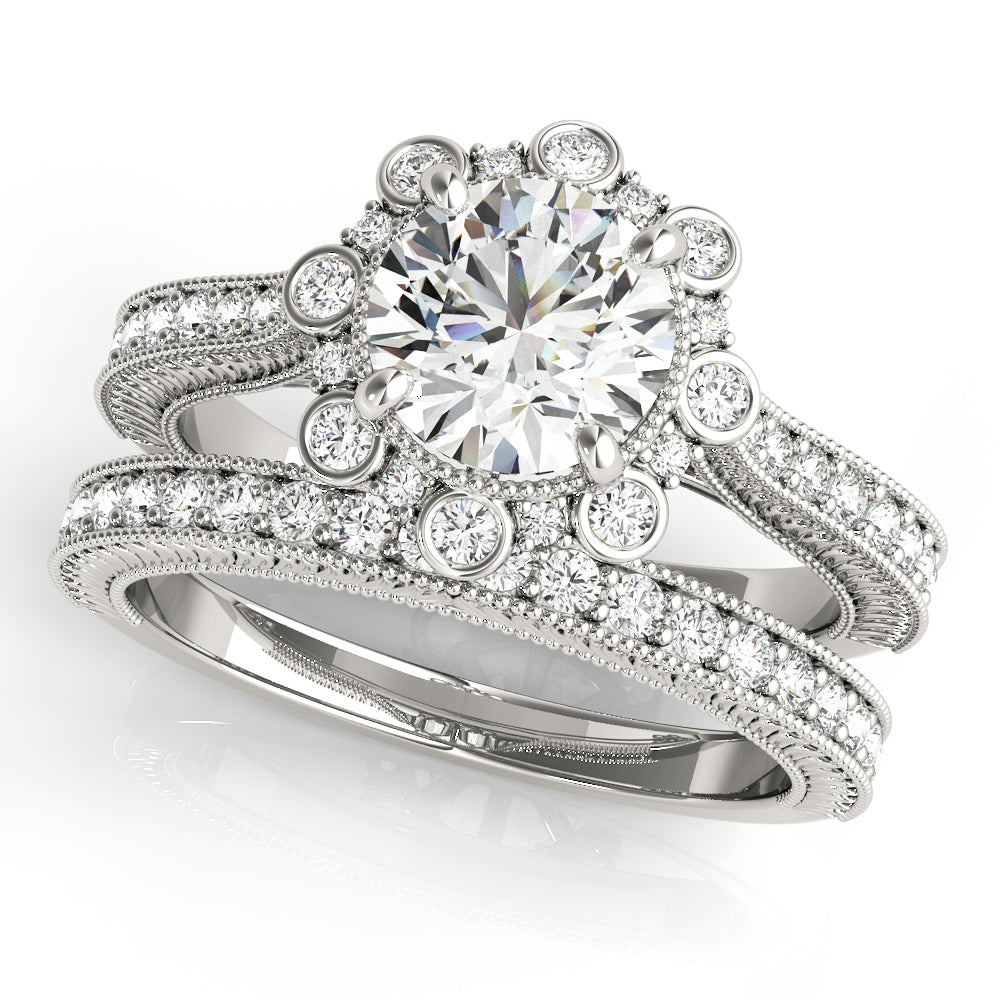 Halo Diamond Ring