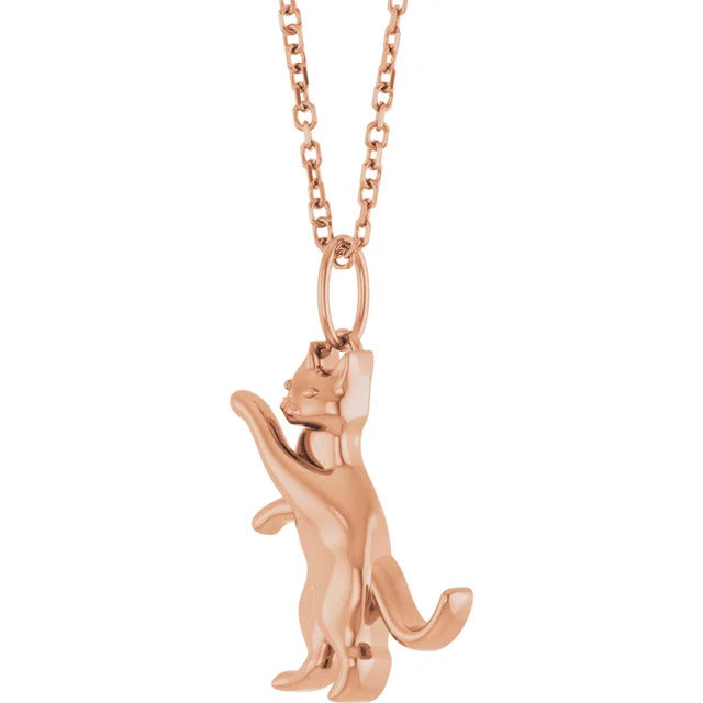 Cat Necklace 16-18