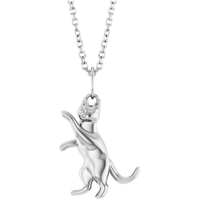 Cat Necklace 16-18