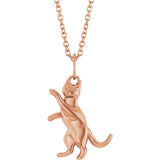 Cat Necklace 16-18