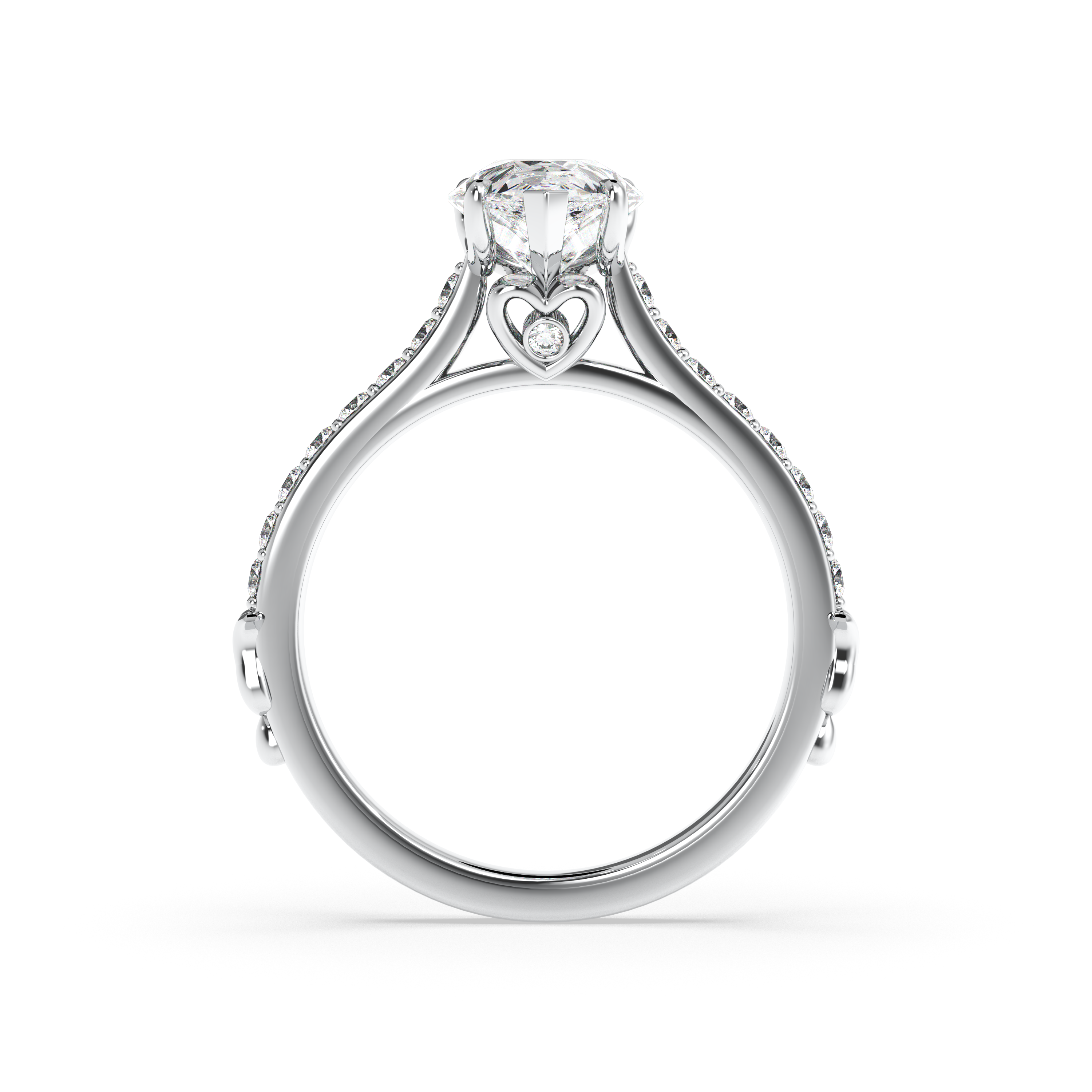 Classic No 4. Eternal Heart Diamond Ring