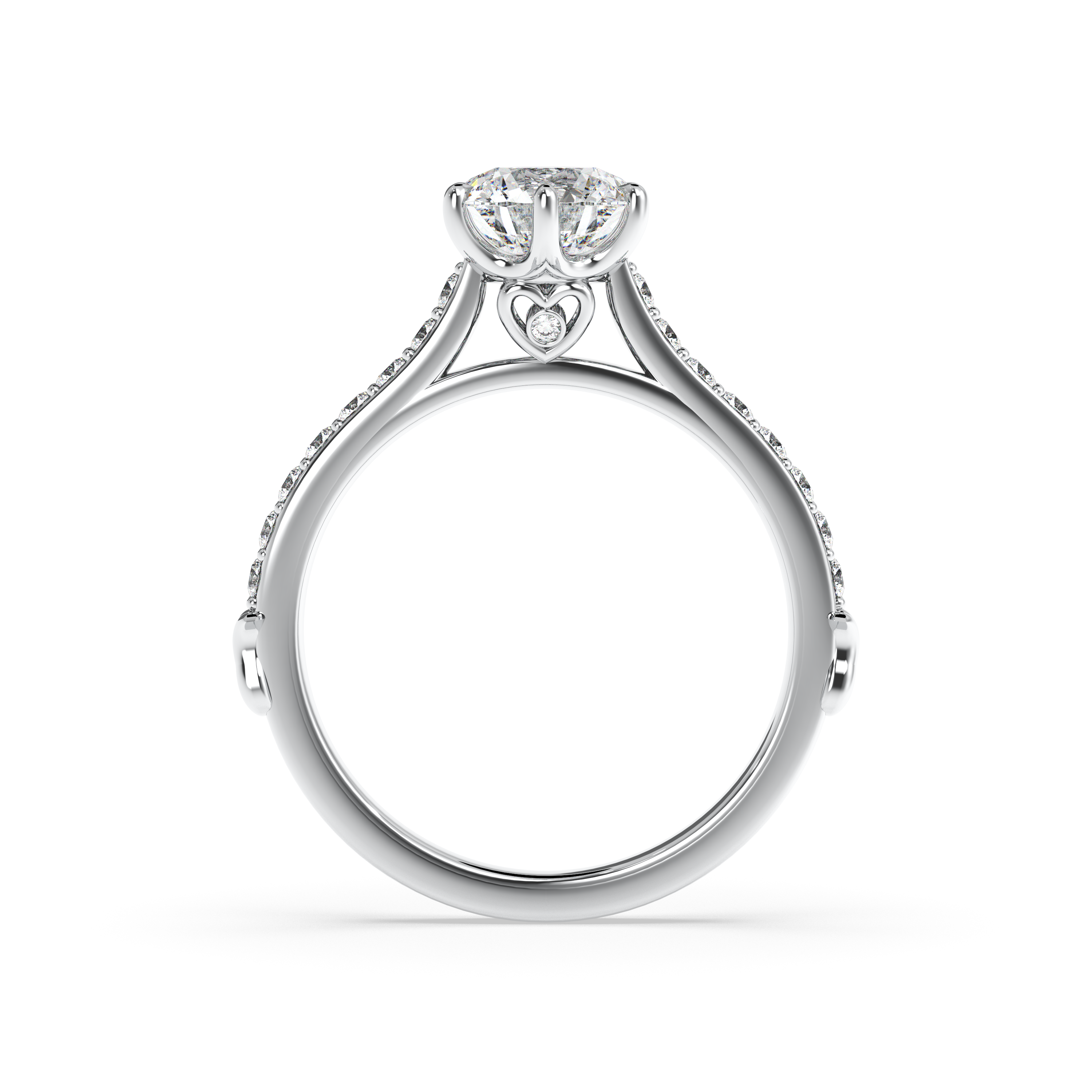 Classic No 3. Eternal Heart Diamond Ring