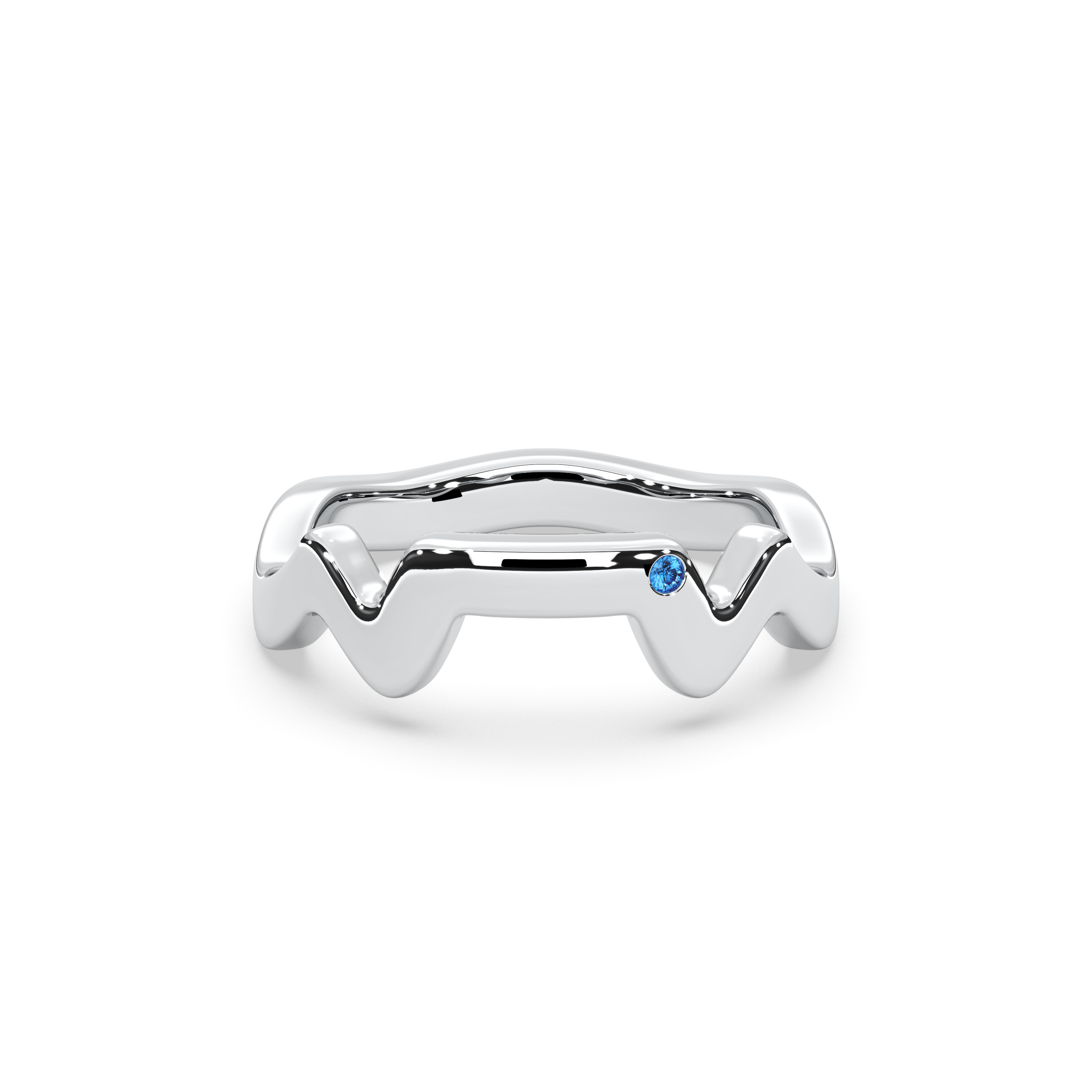 Table Mountain Pavé Londone Blue Topaz Ring