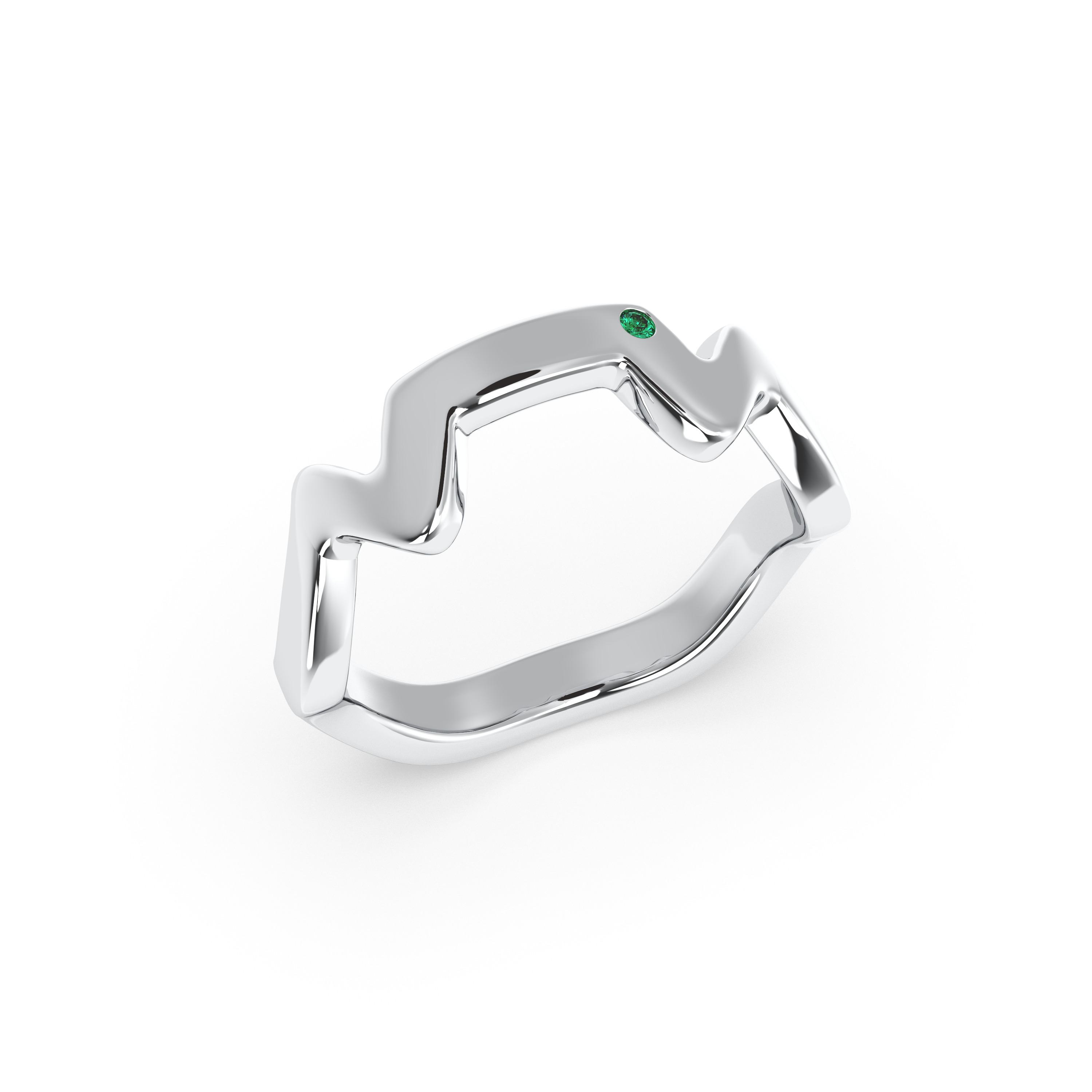 Table Mountain Pavé Tsavorite Ring Secondary image