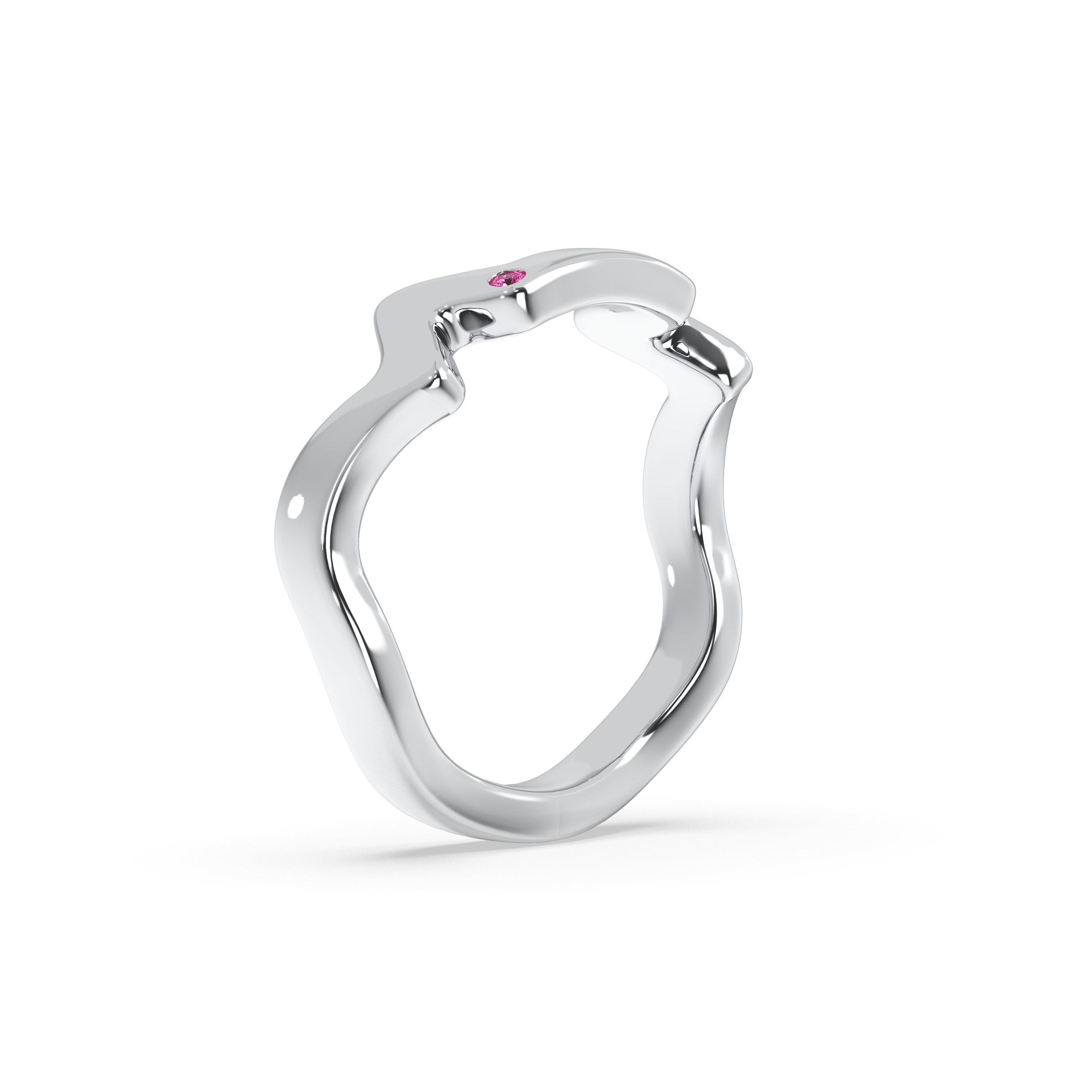 Table Mountain Pavé Sapphire Ring Secondary image