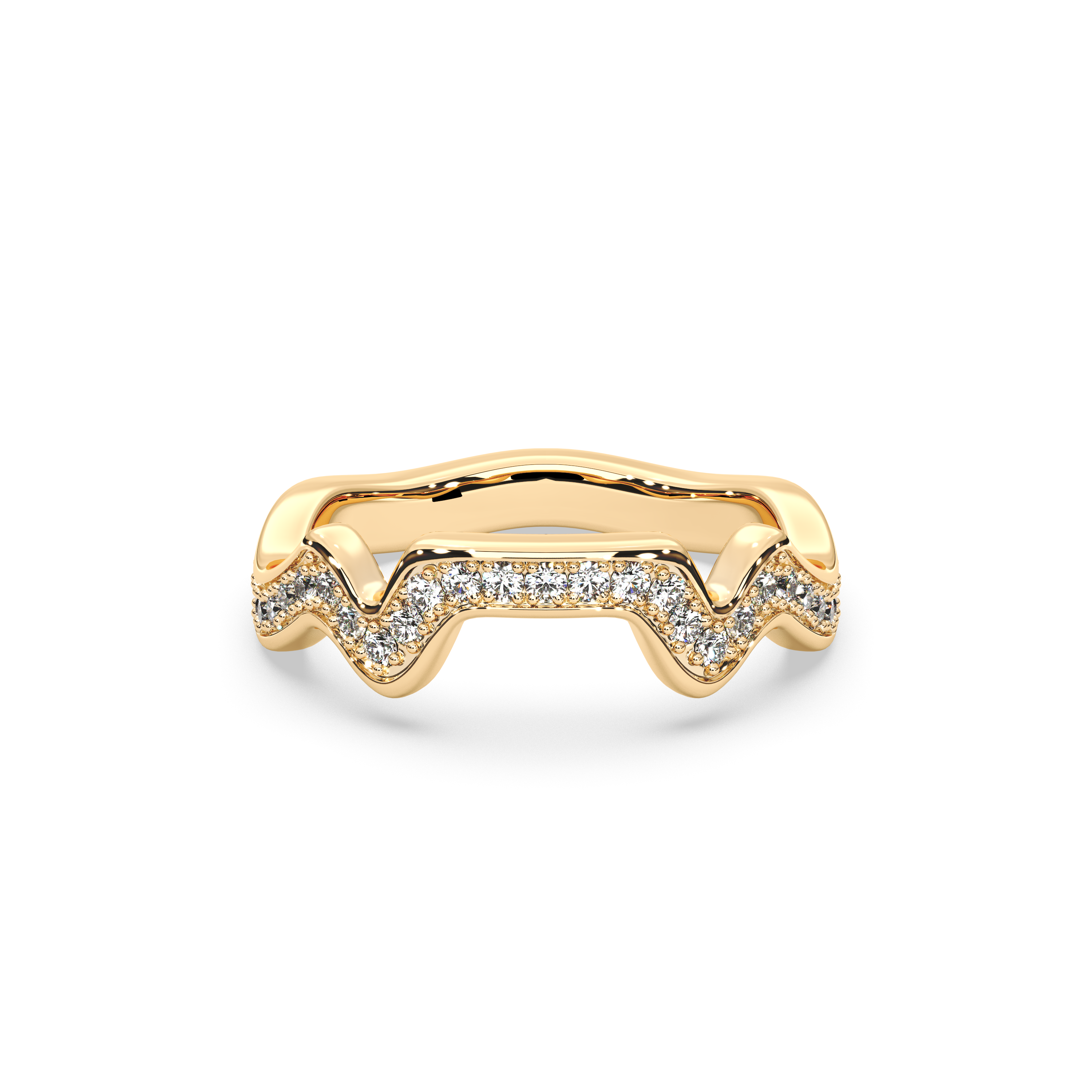 Table Mountain Pave Diamond Ring Main image
