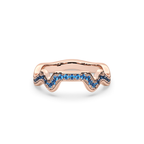 Table Mountain Pavé Londone Blue Topaz Ring