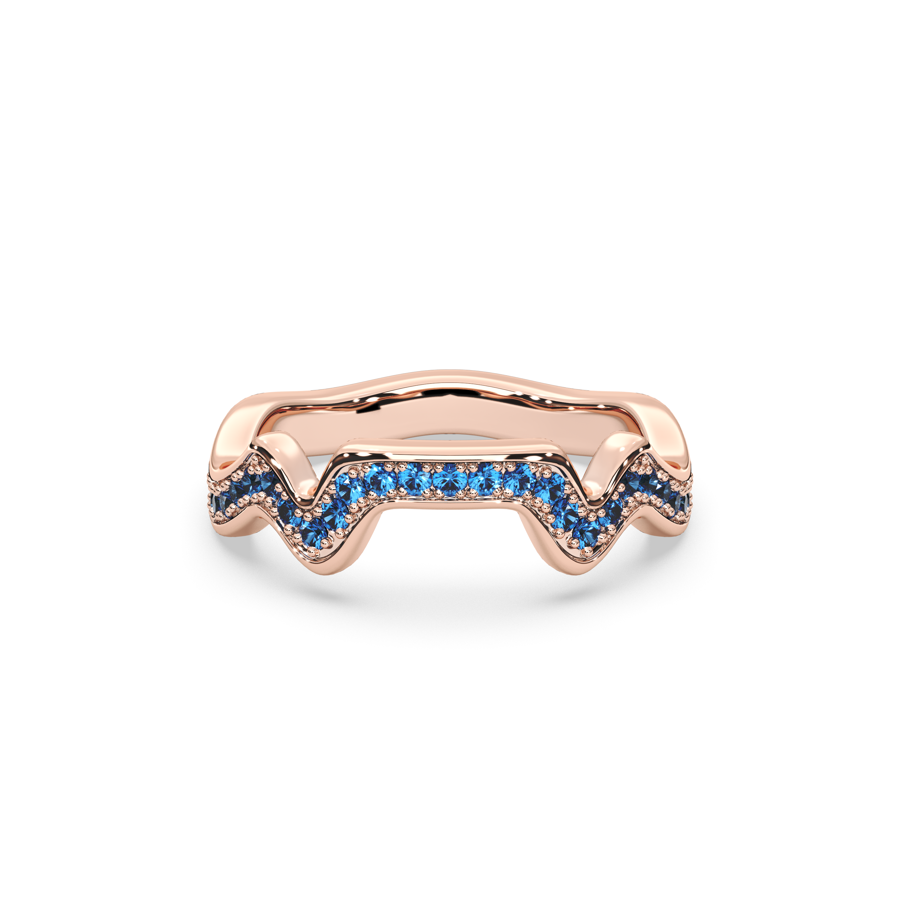 Table Mountain Pavé Londone Blue Topaz Ring