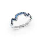 Table Mountain Pavé Londone Blue Topaz Ring