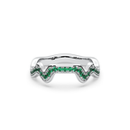 Table Mountain Pavé Tsavorite Ring
