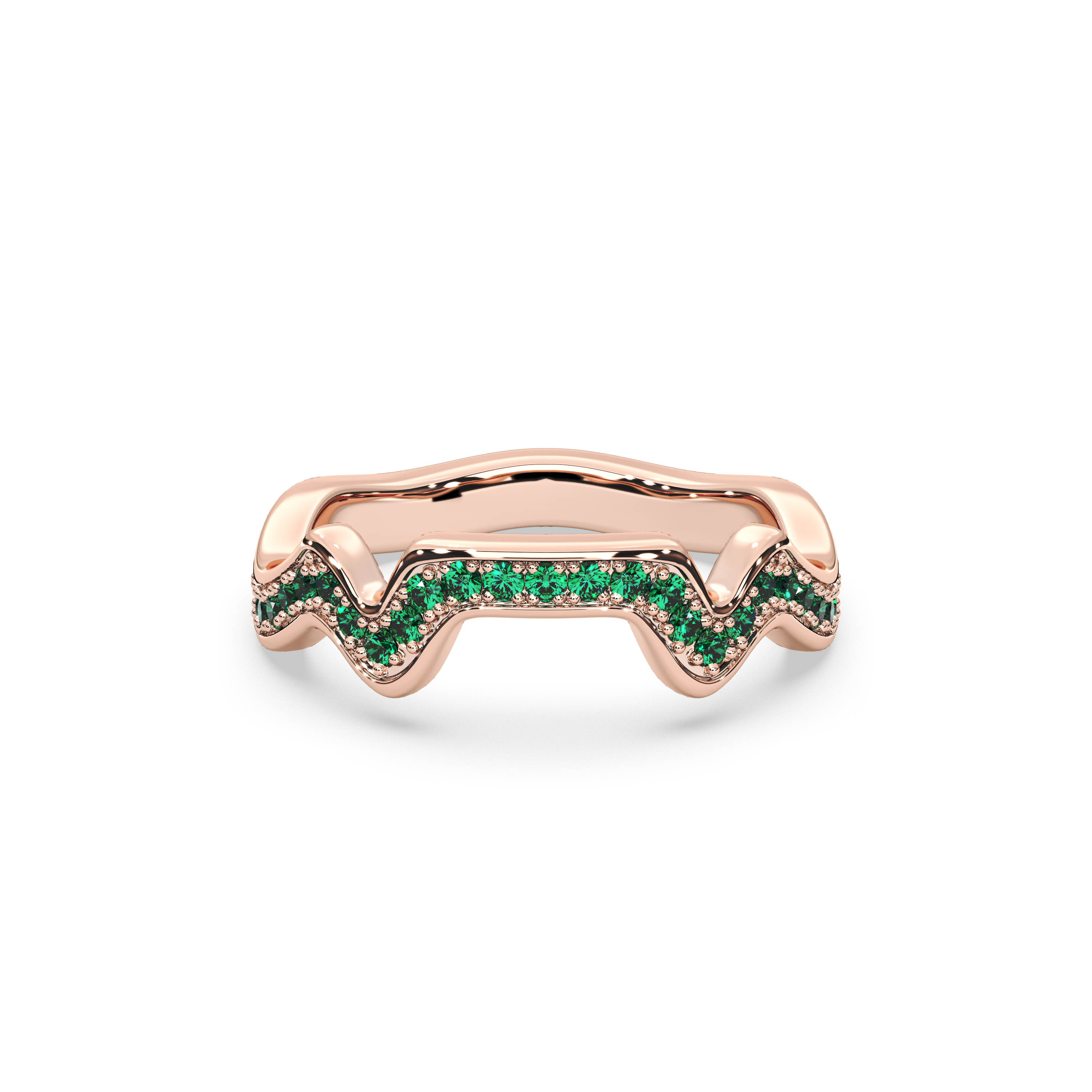 Table Mountain Pavé Tsavorite Ring