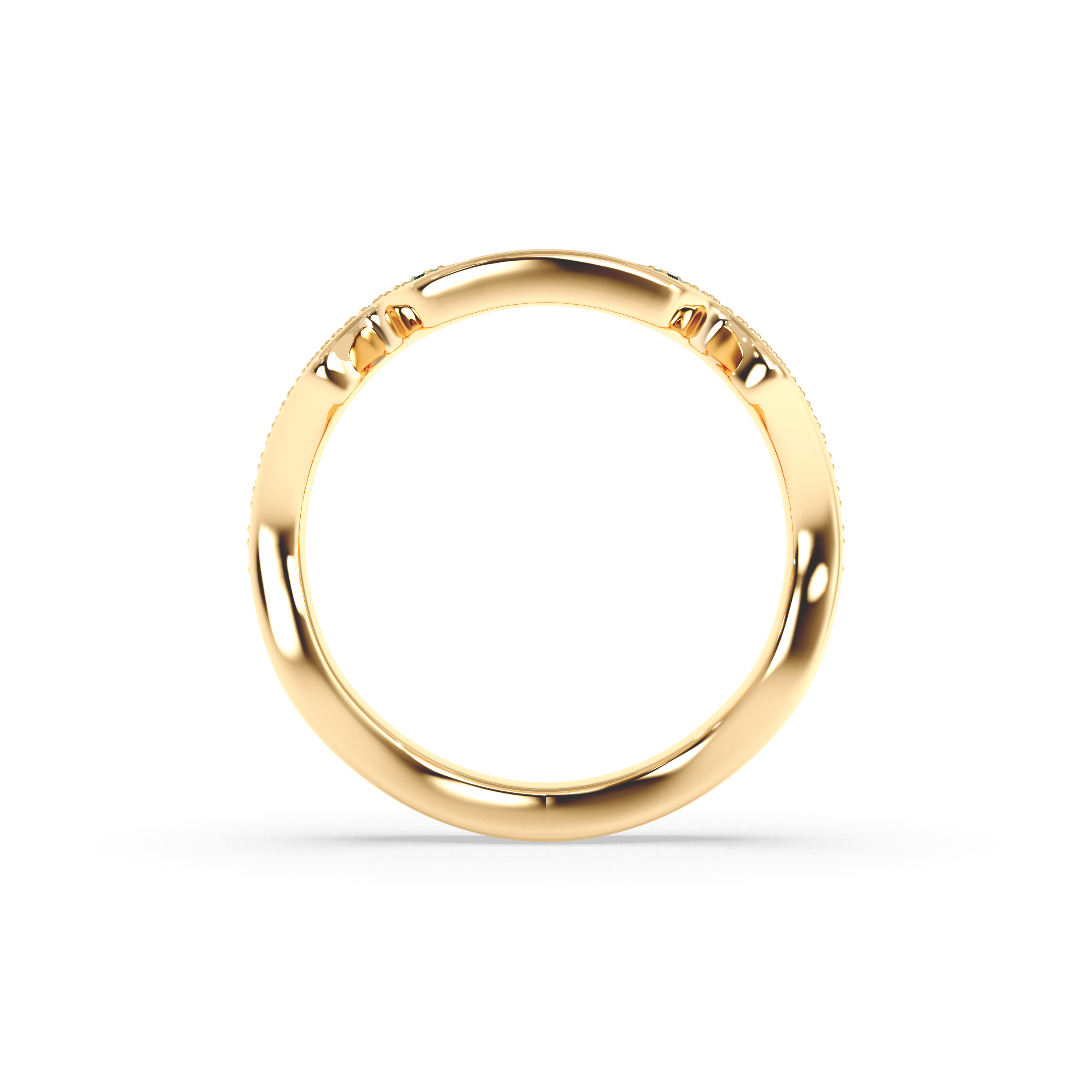 Table Mountain Pavé Tsavorite Ring