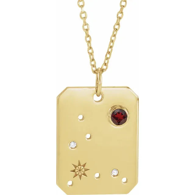 Zodiac Constellation Necklace Collection