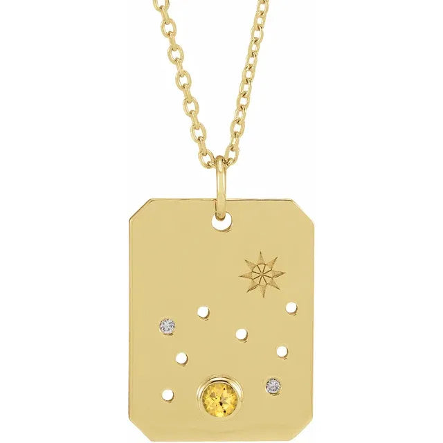 Zodiac Constellation Necklace Collection